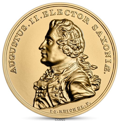 500 zł August II Mocny SSA - złota moneta 2oz 999,9