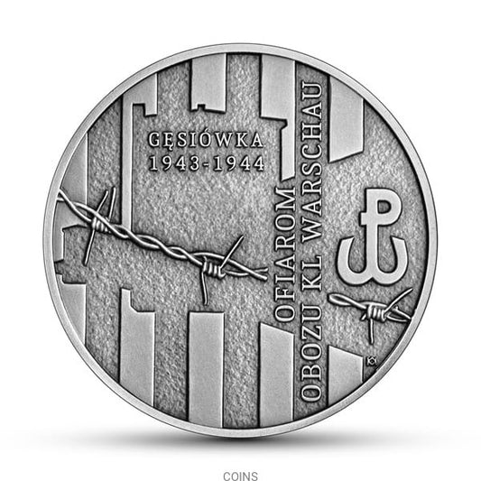10 zł Ofiarom obozu KL Warschau