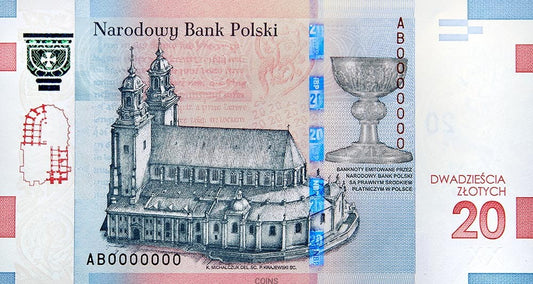 20 zł Chrzest Polski 2016