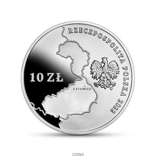 10 zł 100. rocznica powrotu części Górnego Śląska