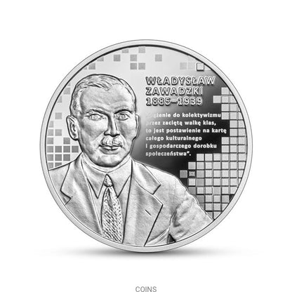 10 zł  Władysław Zawadzki - Wielcy polscy ekonomiści