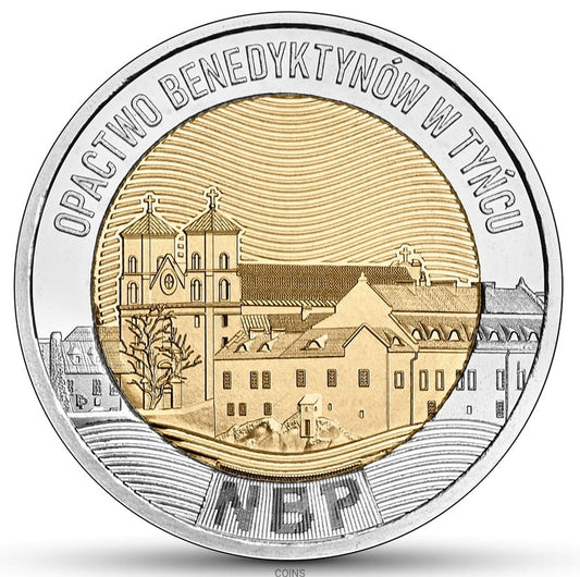 5 zł Opactwo Benedyktynów w Tyńcu