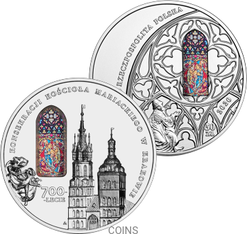 50 zł 700-lecie konsekracji kościoła Mariackiego