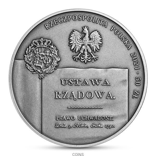 50 zł 230 rocznica Konstytucji 3 Maja 1791