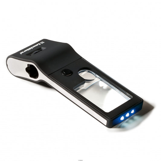 Lupa kieszonkowa 6 w 1 Leuchtturm LED UV Mikroskop