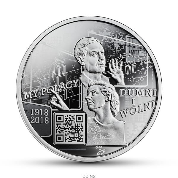 10 zł My Polacy dumni i wolni 1918-2018